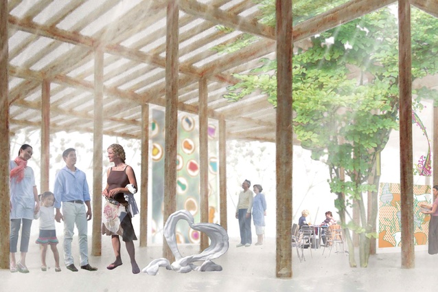 The proposal by Sou Fujimoto Architects.