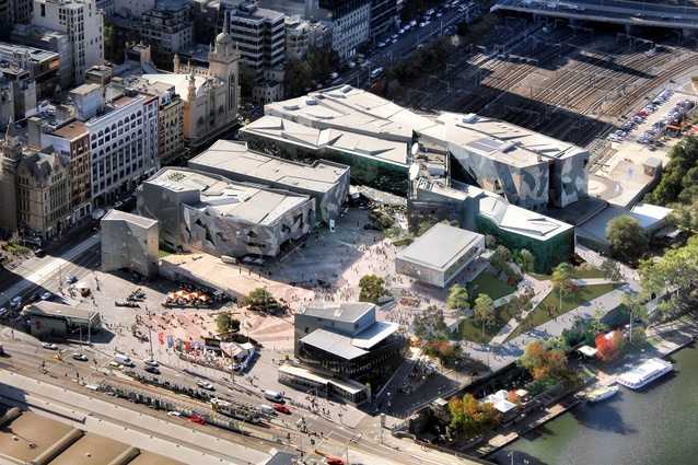 federation square apple store redesigned architectureau