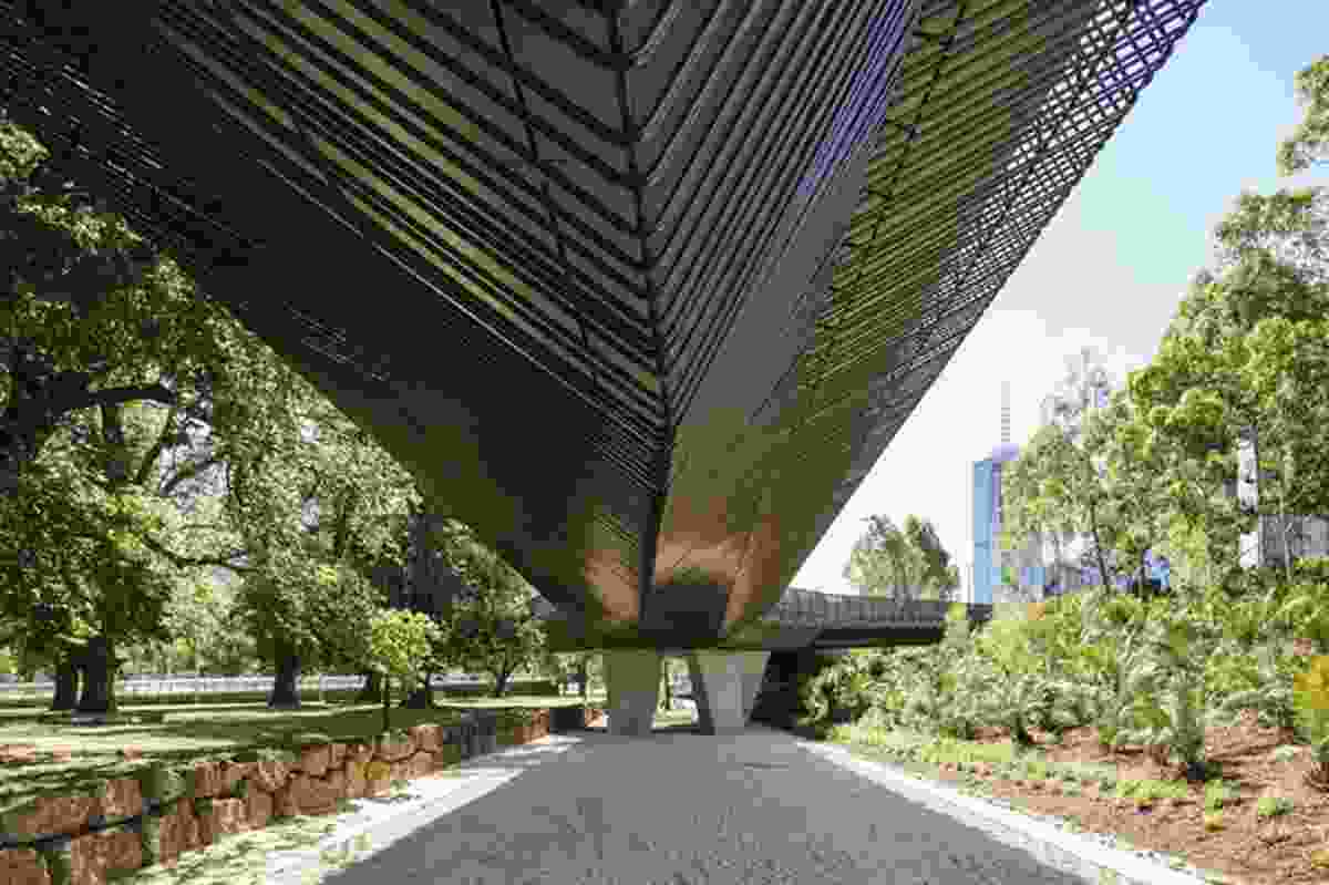 Tanderrum Bridge by John Wardle Architects with NADAAA and Oculus was a winner in the Urban Design category.