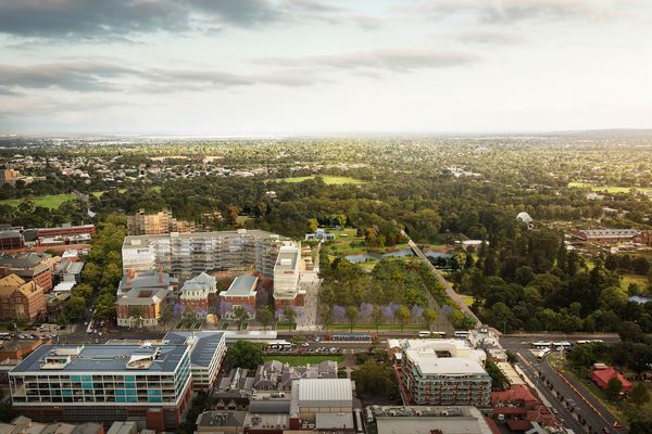 Redevelopment of the old Royal Adelaide Hospital site.