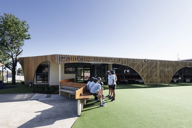 St Bernard's Primary School, Year 5 and 6 Learning Hub by Harrison and White with Paul Coffey Architects.