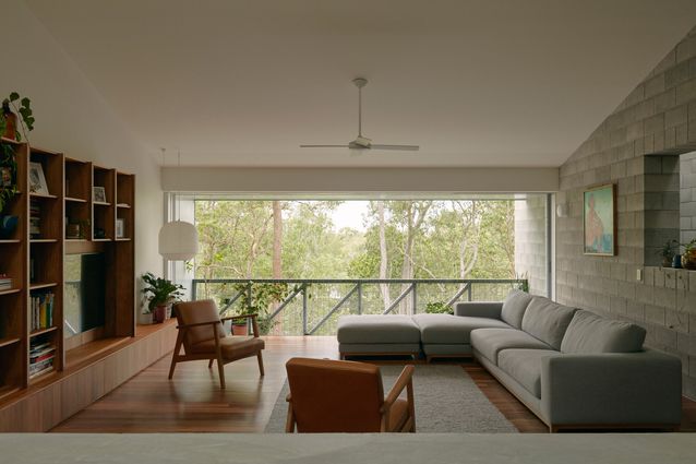 A finely crafted bunker: Mt Coot-Tha House