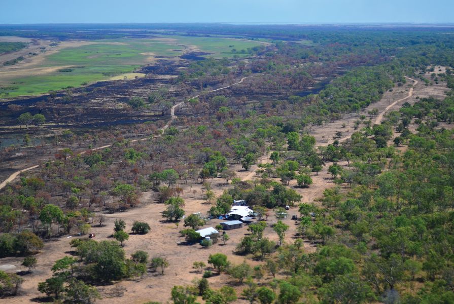 Walngal outstation in Wik Lands, south of Cape Keerweer, Western Cape York, Queensland.