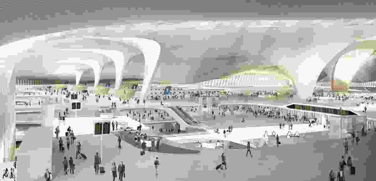 The proposed airport is expected to handle 45 million passengers per year.