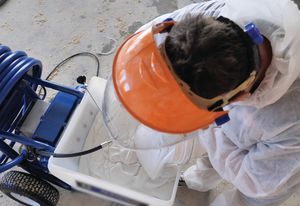 USG Boral's Sheetrock Dust Control system.