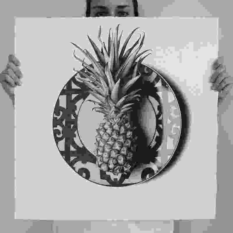 Pineapple on Hermes by CJ Hendry