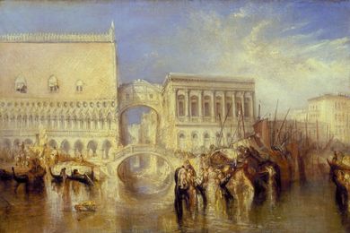 J.M.W. Turner, Venice, The Bridge of Sighs, exhibited 1840.
