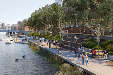 Greenline project concept image, City of Melbourne.