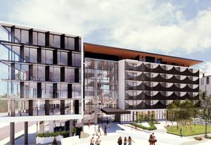 Proposed college building at Curtin University by Nettleton Tribe Architects.