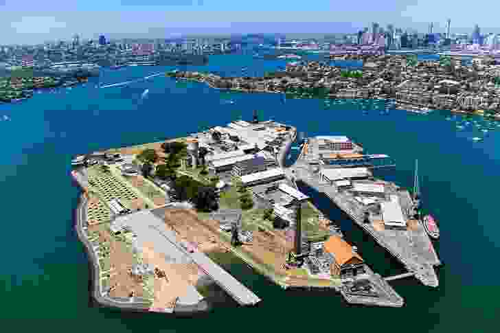 Cockatoo Island, the largest island in Sydney Harbour.