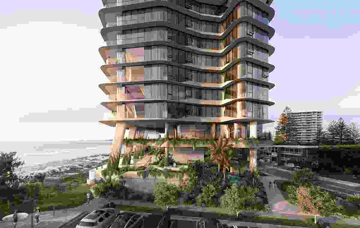 A development application has been approved for a Conrad Gargett-designed beachfront tower.