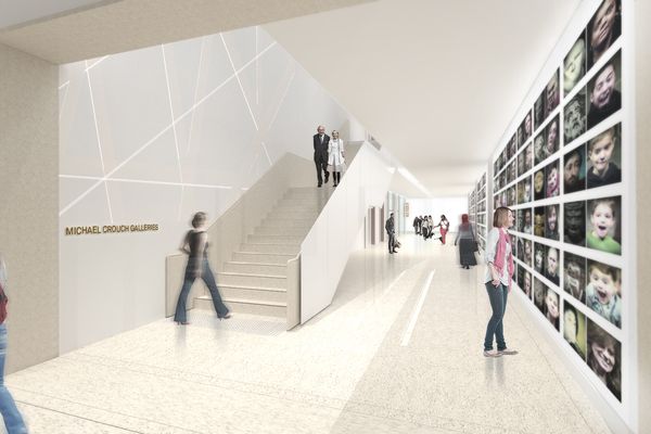 Proposed galleries in the State Library of NSW designed by Hassell.