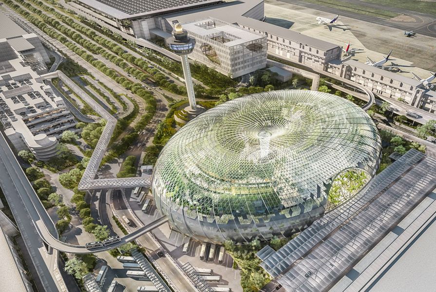 Jewel Changi Airport by Safdie Architects.