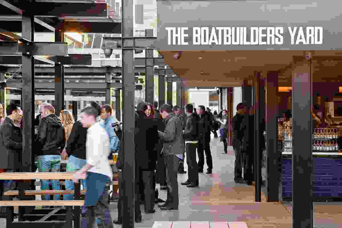 The Boatbuilders Yard: The site is a permeable pedestrian zone.