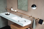 Agape’s Dot Line rail system is clean, crisp and functional