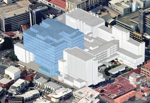 The new masterplan by Lyons for the Royal Hobart Hospital.