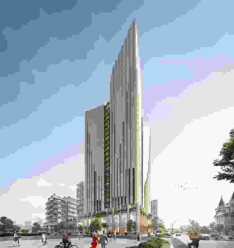 Tower 3 in the proposed Grote and Gouger designed by Elenberg Fraser and TCL.