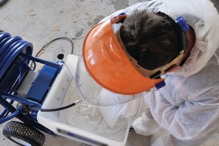 USG Boral's Sheetrock Dust Control system.