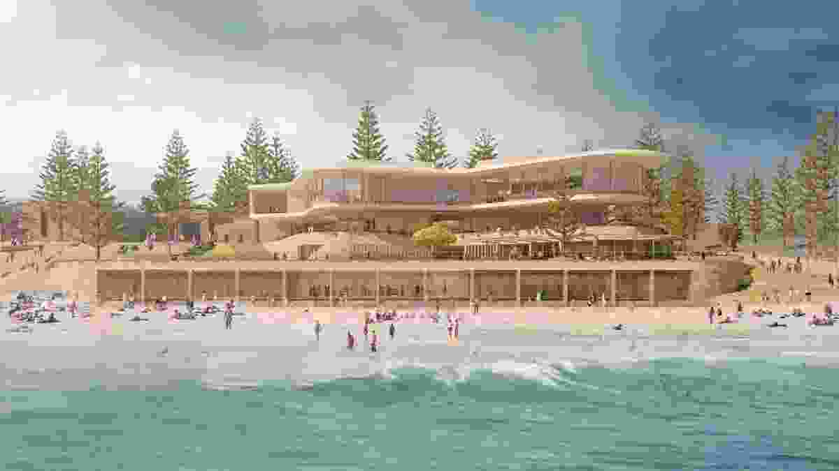 Kerry Hill Architects' design is one of two  proposals for the redevelopment of Perth's Indiana Tea House judged the strongest by the jury.