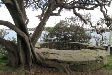 Bradley's Head Fort area at Sydney Harbour, a historically significant site.