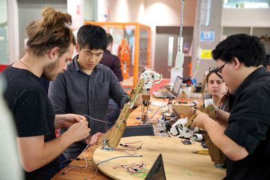 Students at the Melbourne School of Design, the University of Melbourne