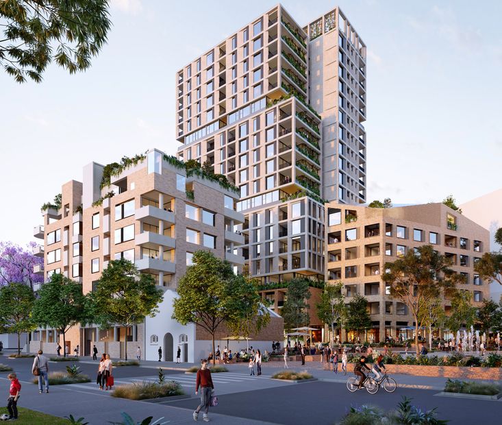 Quartet of architects design six buildings in Sydney's Waterloo ...