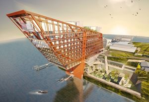 The MONA Hotel, HOMO, designed by Fender Katsalidis Architects.