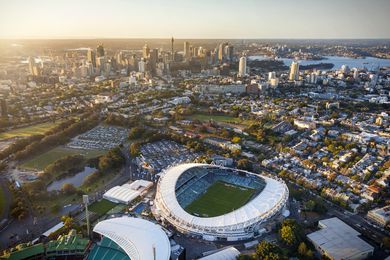 Sydney Football Stadium by Cox Architecture, slated for demolition.