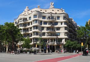 Casa Mila by Antoni Gaudi.