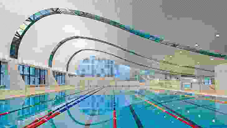 The Ian Thorpe Aquatic Centre by Harry Seidler & Associates.