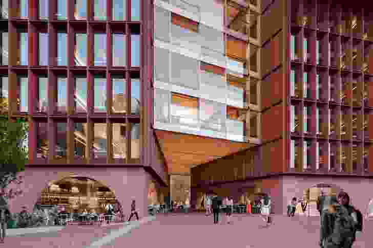 Bates Smart's competition winning scheme for Green Square.