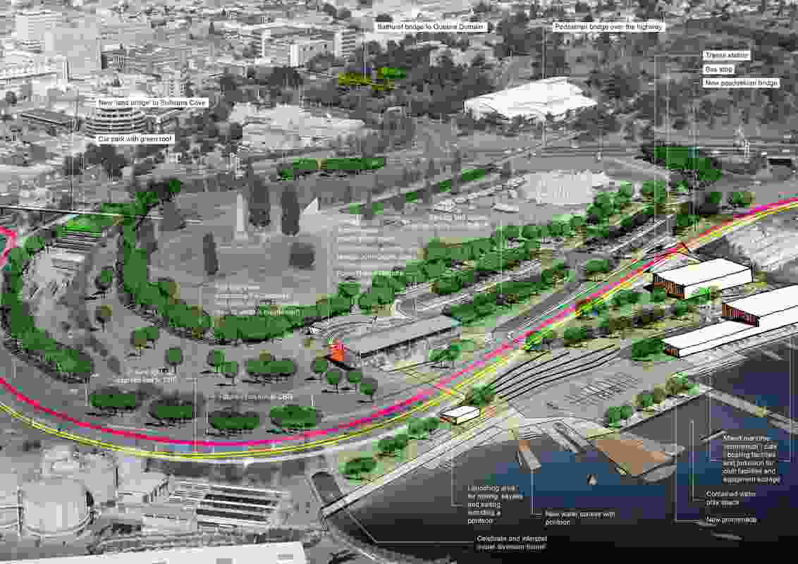 Queens Domain Master Plan 2012-2032 by Inspiring Place.