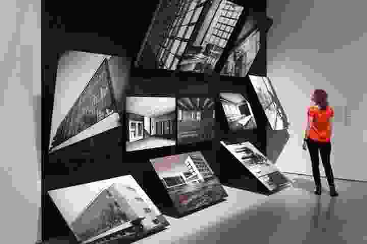 Photographs of the Bauhaus building at Dessau.