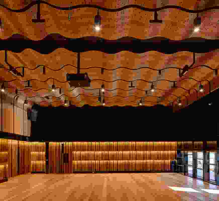 Rehearsal studio for the Australian Chamber Orchestra at Walsh Bay Arts Precinct Pier 2/3 by Tonkin Zulaikha Greer.