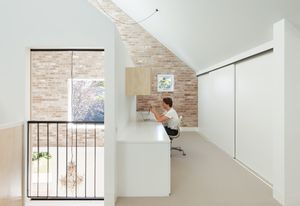 Dulux ‘Vivid White’ paint in House Maher by Tribe Studio.