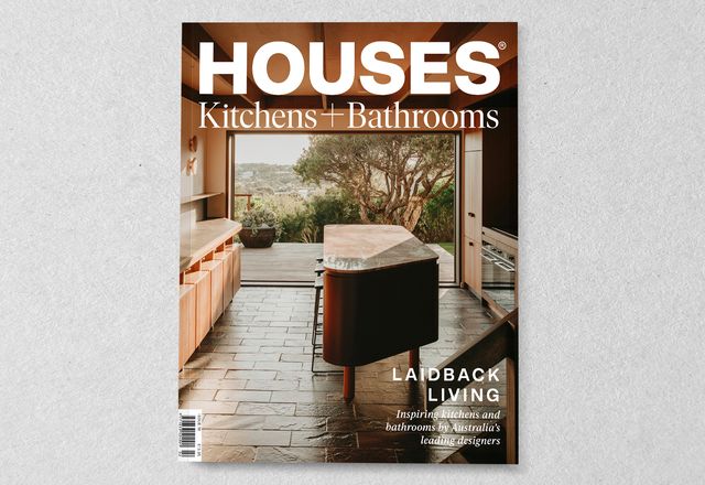 Houses: Kitchens + Bathrooms 18. Cover: Camillo House 
by Blair Smith Architecture and Clare Hillier.