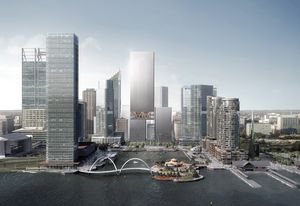 Elizabeth Quay Lots 5 and 6 by Rex and Hassell.