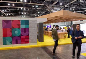 The Melbourne Pavilion at Hong Kong's DesignInspire, as part of Business of Design Week.