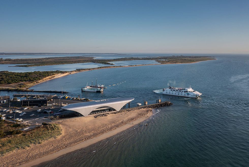 New ferry terminal opens at Queenscliff | ArchitectureAu
