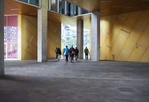 The Dulux Study Tour participants in Ørestad, Copenhagen.