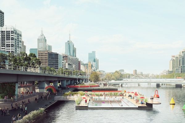 Concept design for Yarra Pool by Studio Octopi.