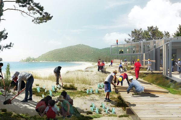 Xichong Coast Recovery Plan by Hassell