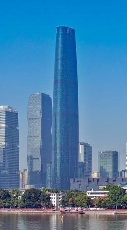 Guangzhou International Finance Centre by Wilkinson Eyre.