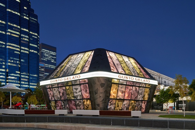 Elizabeth Quay Gelato Kiosk by Iredale Pedersen Hook Architects.