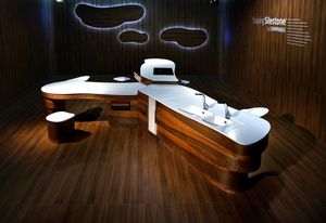 Shaping Silestone by Fernando and Humberto Campana.