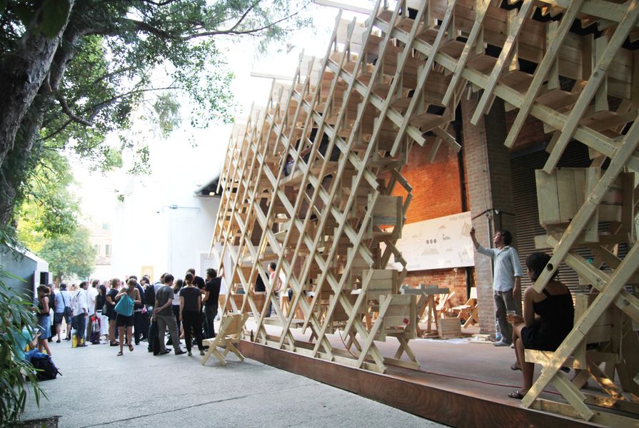 Sydney Architecture Festival 2012: a Tin Sheds Gallery exhibition – User-Generated Architecture: Generator/Sedia Veneziana, raumlabor Berlin, 2010.