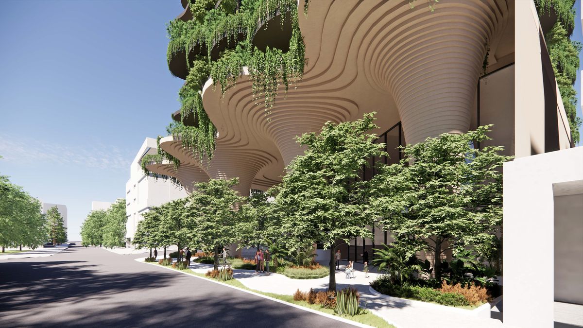 幕男　URBAN FOREST Urban Forest Brisbane: The High-Rise Building With 1,000 Trees