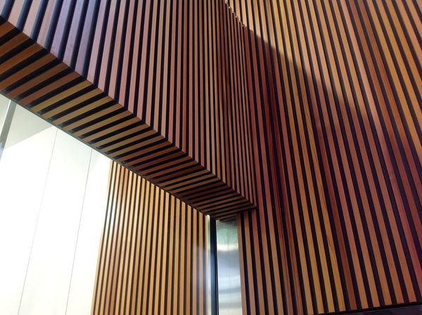 Stackpanel Timber Feature Wall April 2016 | ArchitectureAu