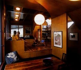 Looking across the dining area into the living areas.
