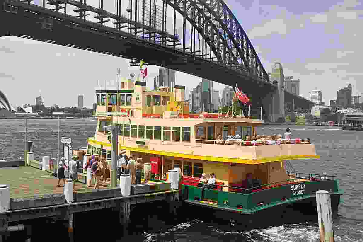 Milsons Point Ferry Wharf in November 2008.